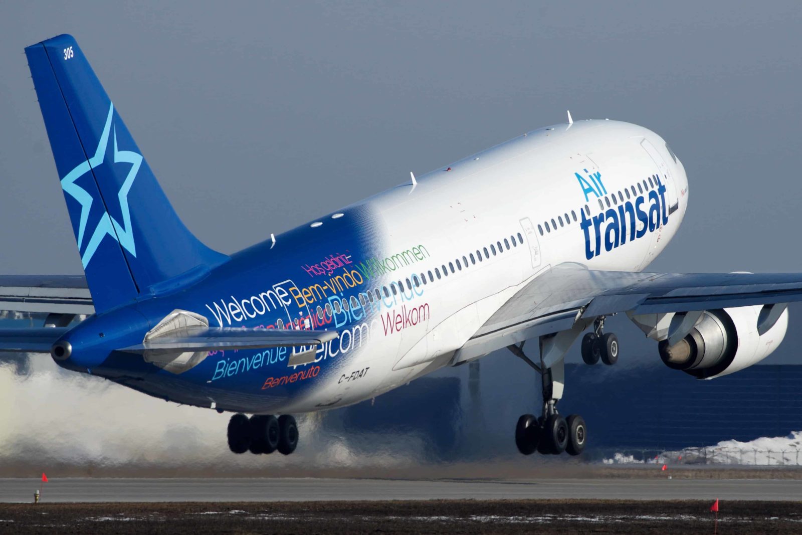 Avion Air Transat Montréal