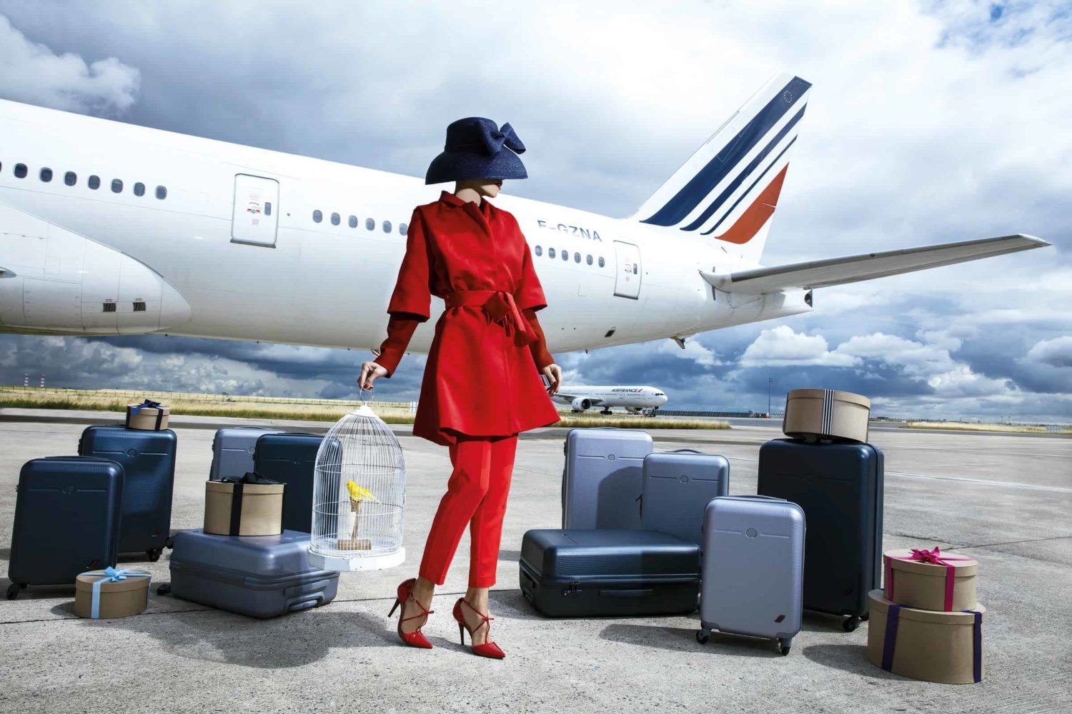 corporate air france image for plane