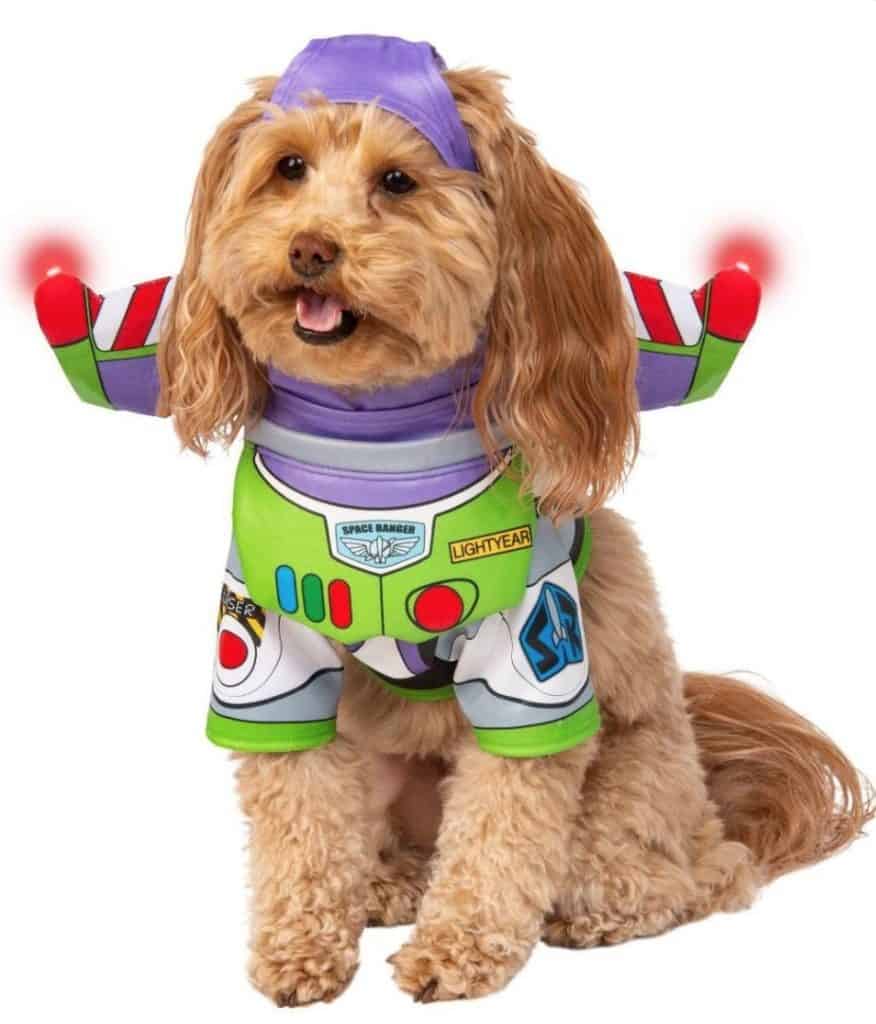 déguisement buzz l'éclair toy story pour chien.