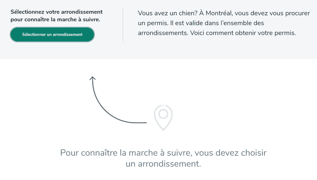 obtenir un premier permis our chien à la ville de montréal